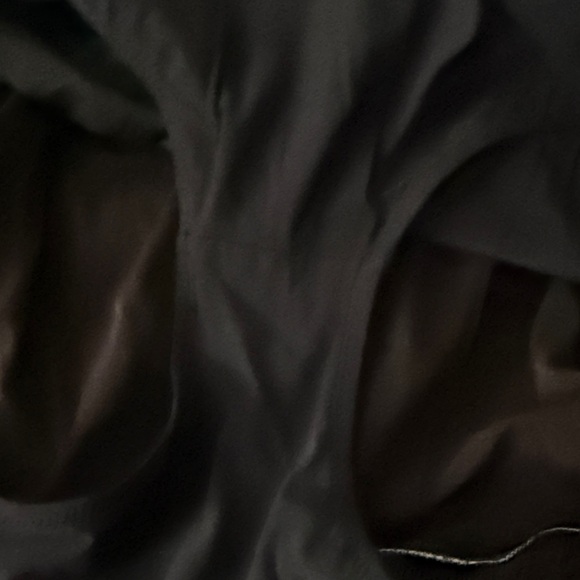 Black Halter Swim suit with White Embroidery - Picture 3 of 5